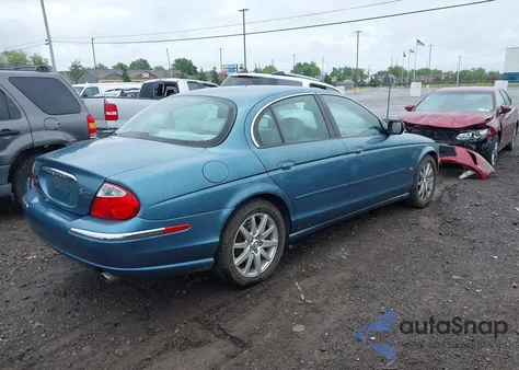2000 Jaguar S-Type 4.0L V8 из США, поврежденный, VIN SAJDA01D0YGL07334